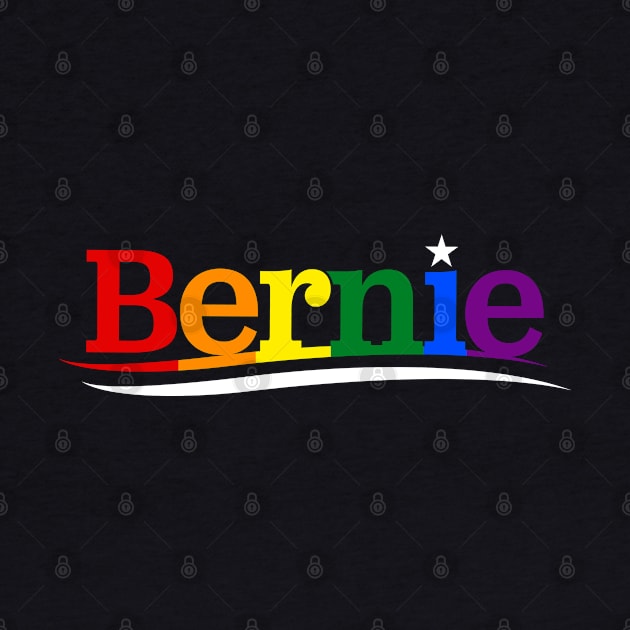 Bernie Sanders LGBT T-Shirt by BlueWaveTshirts